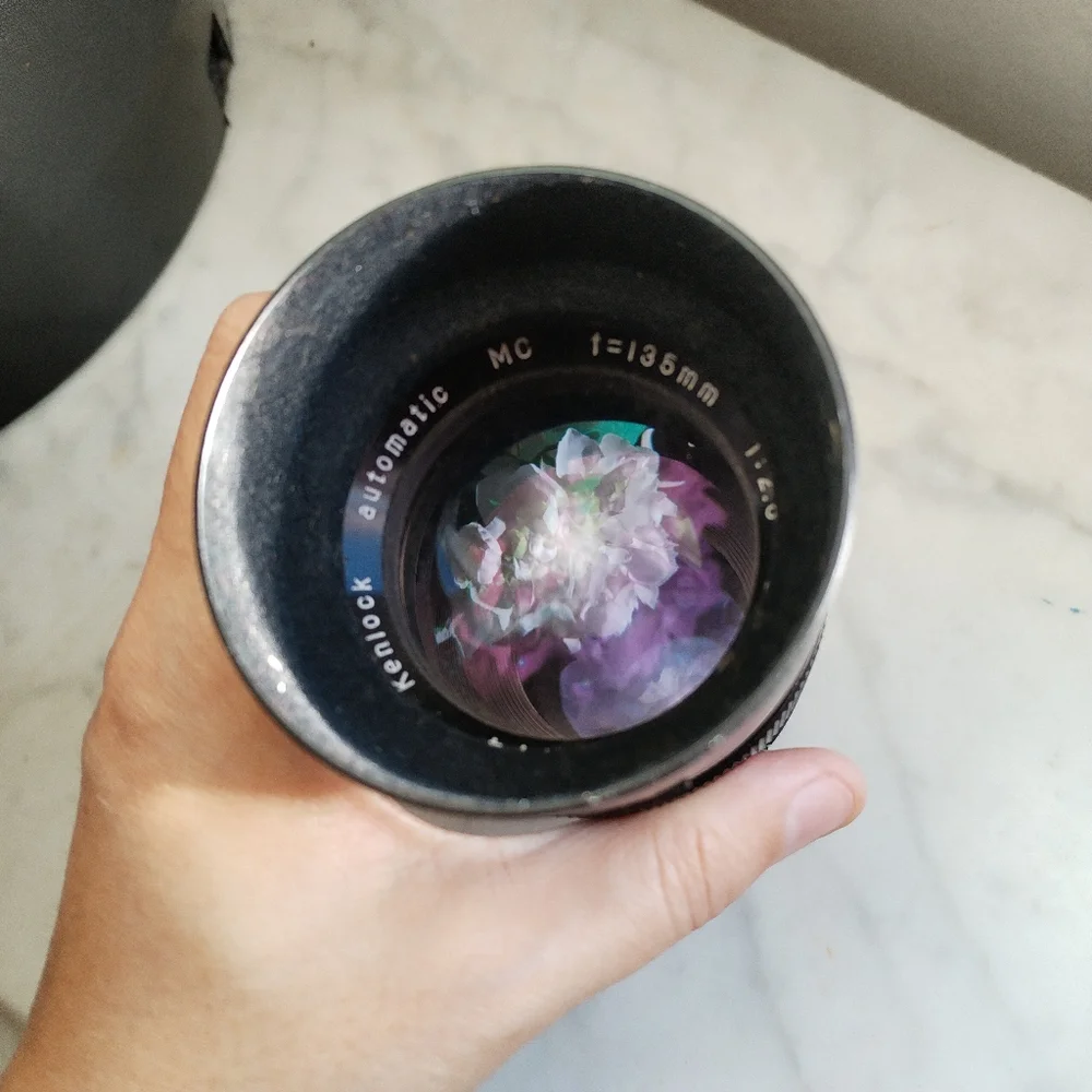 Kenlock Automatic 135mm f/2.8 Telephoto Lens 58mm Japan Vintage Manual Focus